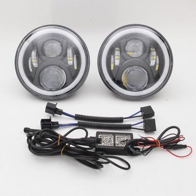 7&quot; JK H1 DRLのハローのフォグランプ、ヘッドライトのためのRGBのハロー リング