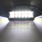 2列30V 330W多色LEDのライト バーのこはく色3の側面