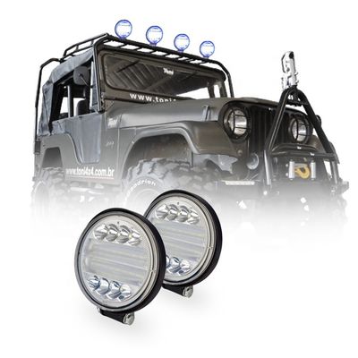 72Wオフロード ハローのフォグランプ、4x4ジープ・ラングラーJkのハローのヘッドライト